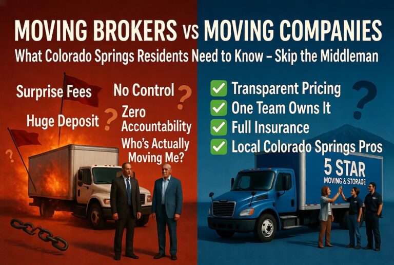 5 star moving and storage moving company versus moving broker - 5 Star Moving & Storage